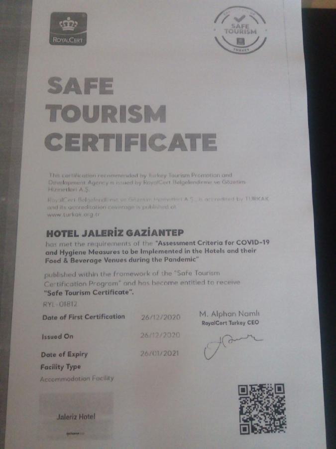 Jaleriz Gaziantep Hotel Exteriör bild